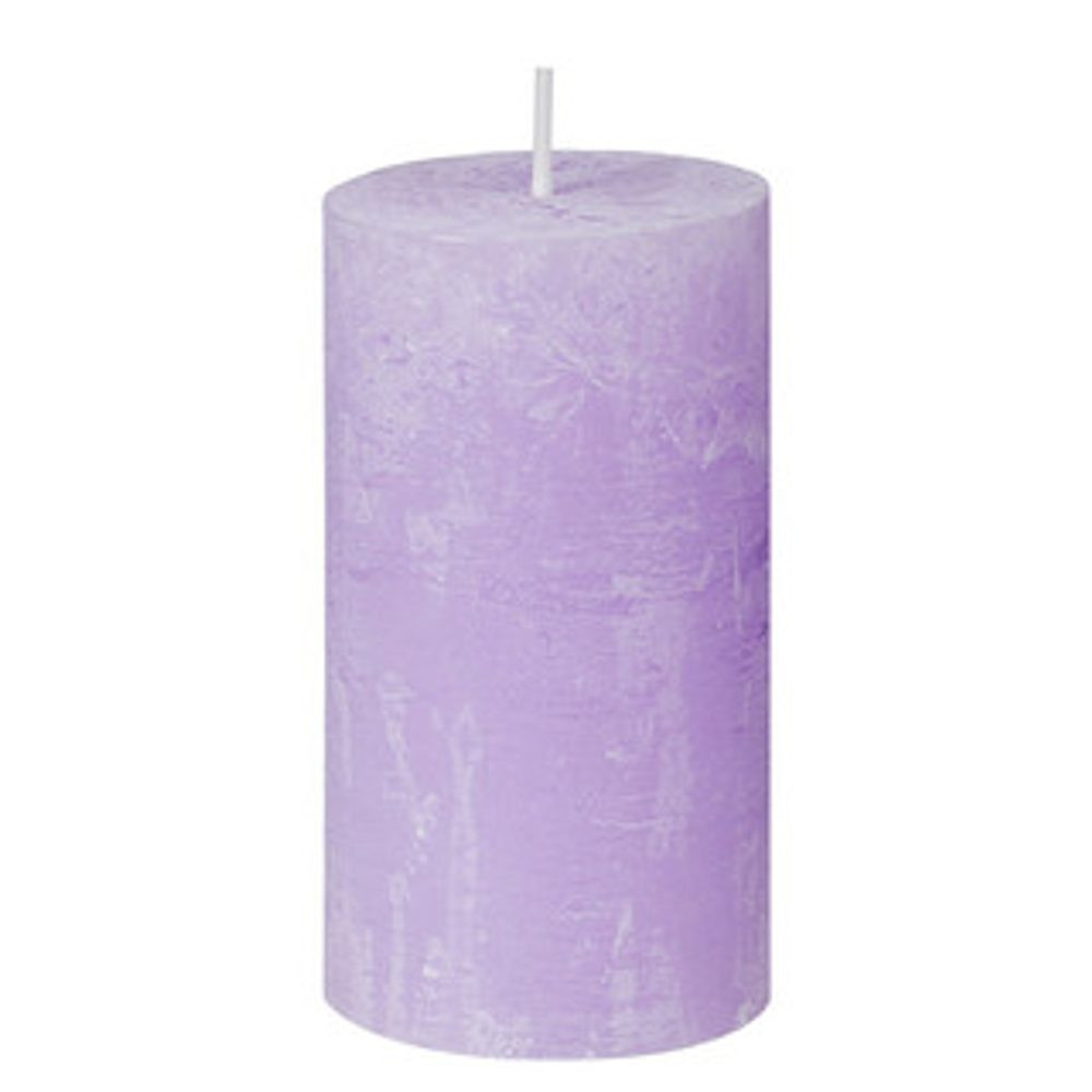 RUSTIC Svíčka 13 cm - levandulová