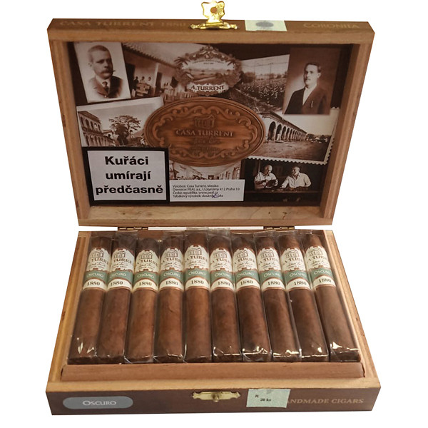 Casa Turrent 1880 Oscuro Coronita 20/K