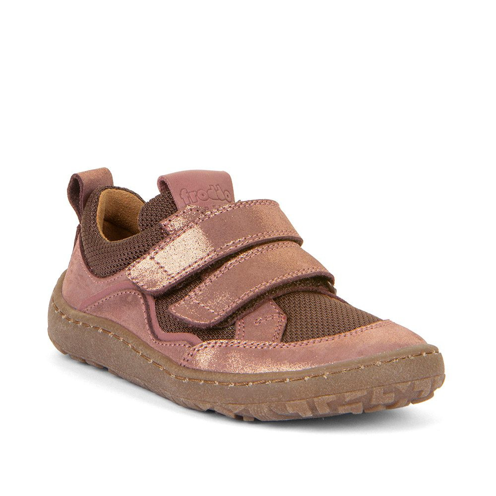 Dívčí barefoot tenisky BASE Pink/Gold Froddo G3130259-6 - růžová - 34