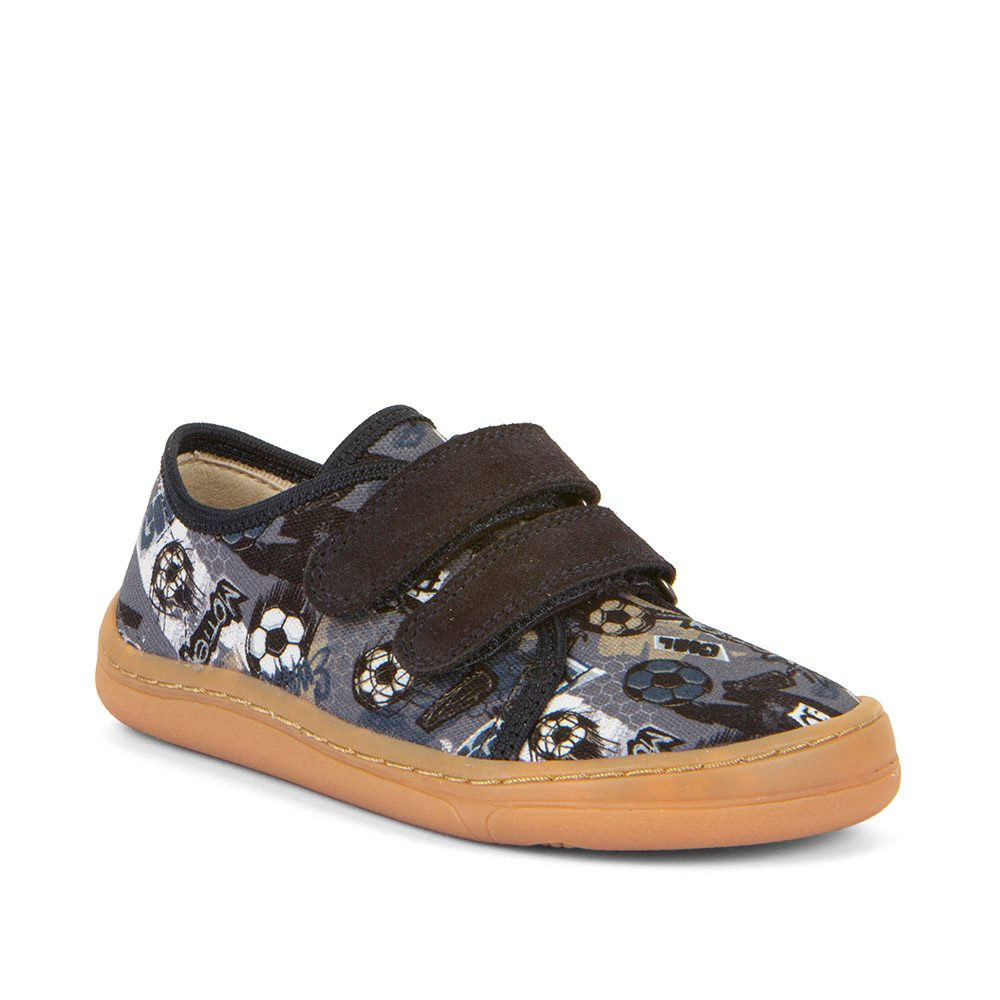 Chlapecké barefoot tenisky CANVAS Gray/Blue Froddo G1700379-26 šedá - 24