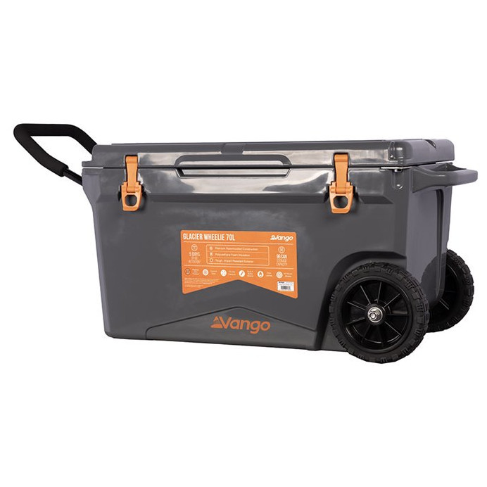 Chladící box Vango Glacier Wheelie 70L Barva: šedá/oranžová