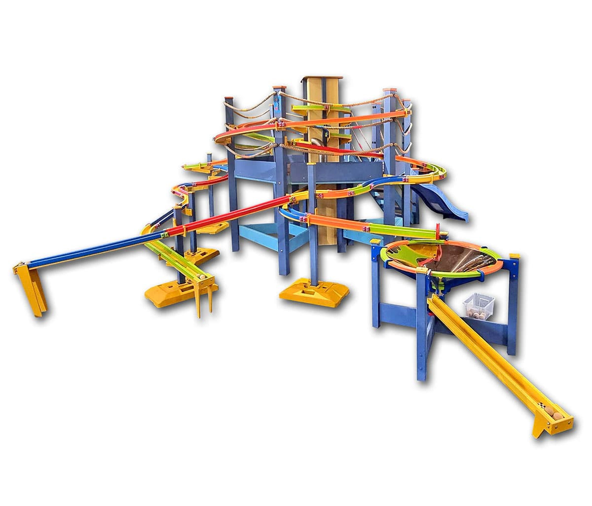 KULI - venkovní kuličková dráha - velká sestava