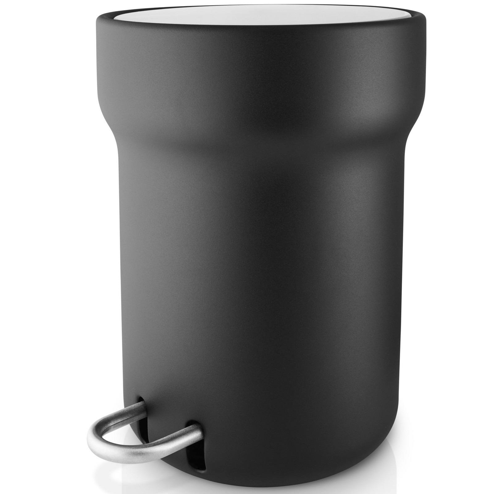 Koupelnový odpadkový koš CITADEL 5 l, černá, plast / nerezová ocel, Eva Solo