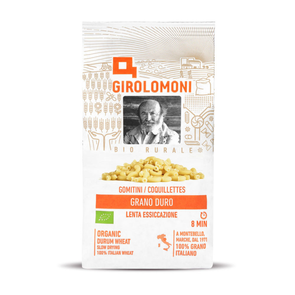 Těstoviny kolínka semolinové 500 g BIO   GIROLOMONI