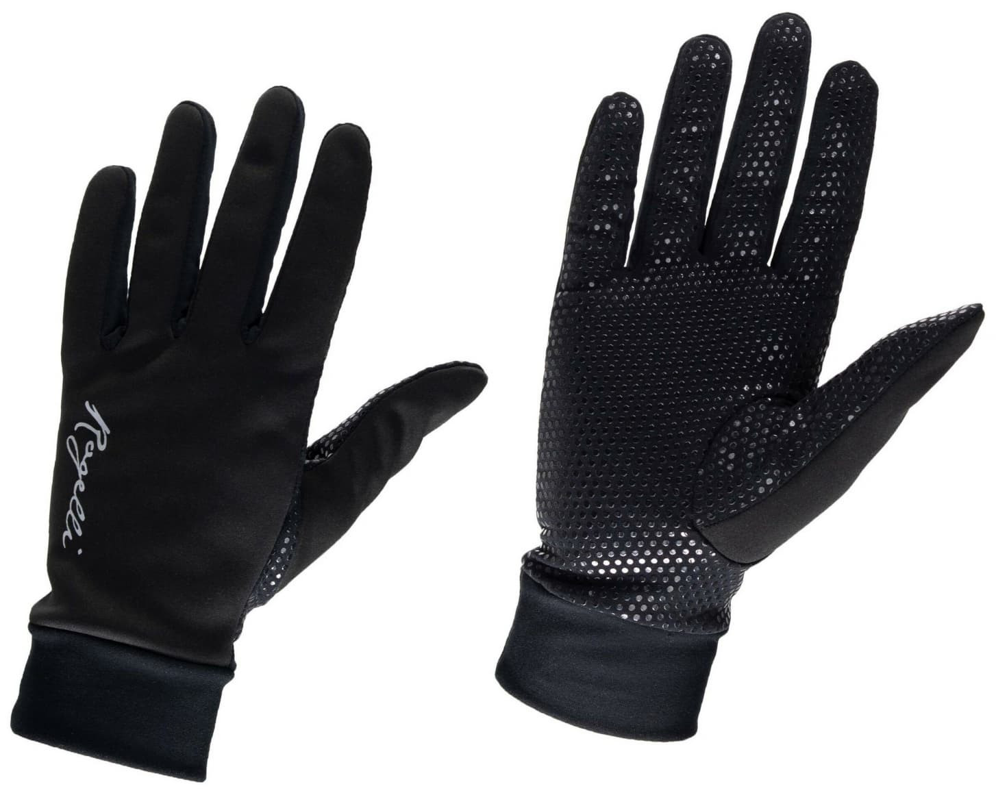 Slabé dámské zimní membránové rukavice Rogelli LAVAL, černé 2XL