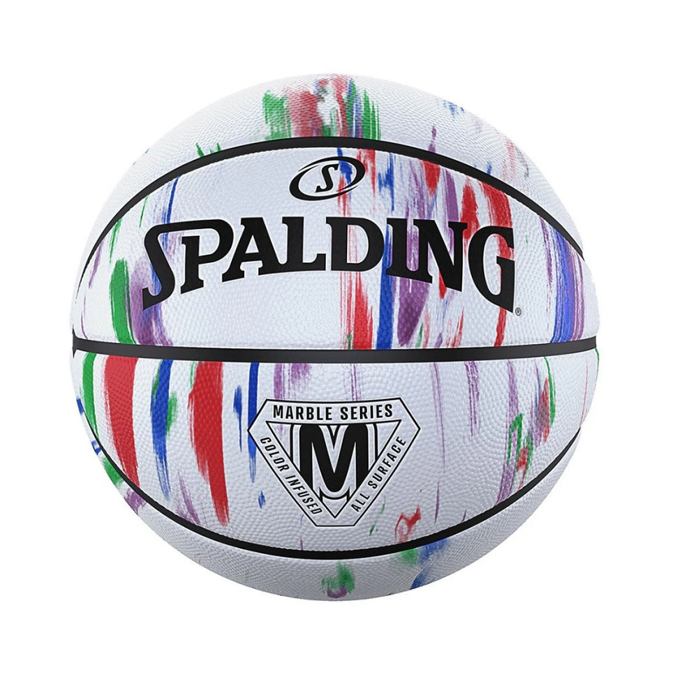 Basketbalový míč SPALDING Marble Series Rainbow - 5