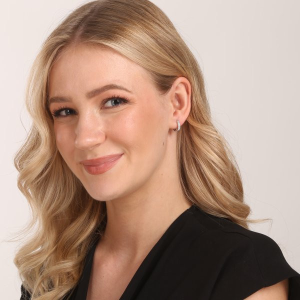 Náušnice se syntetickými kameny 336-185-000436 2.25g