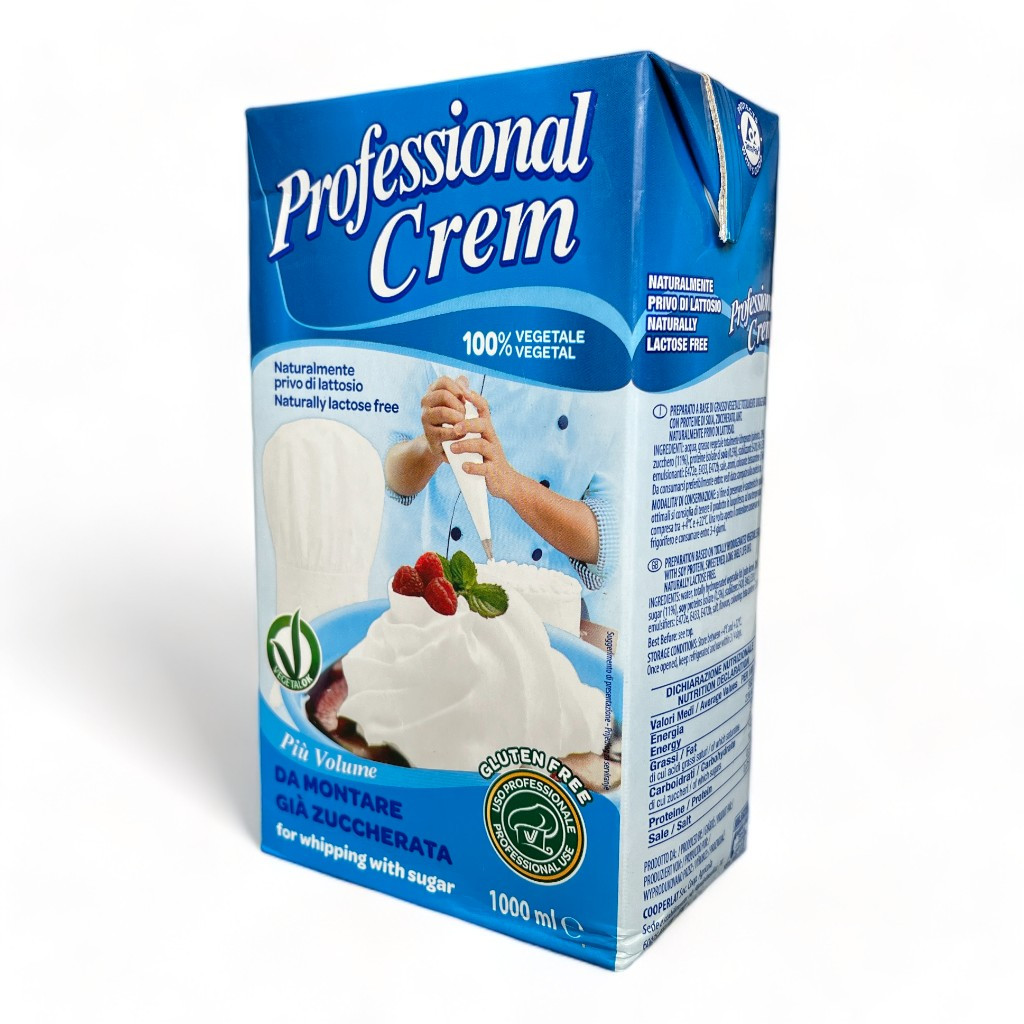 Slazená šlehačka bez laktózy Professional Crem 1l