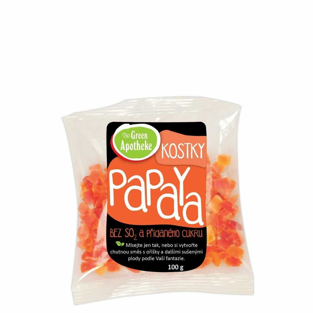 Apotheke Sušená papaya kostky 100g
