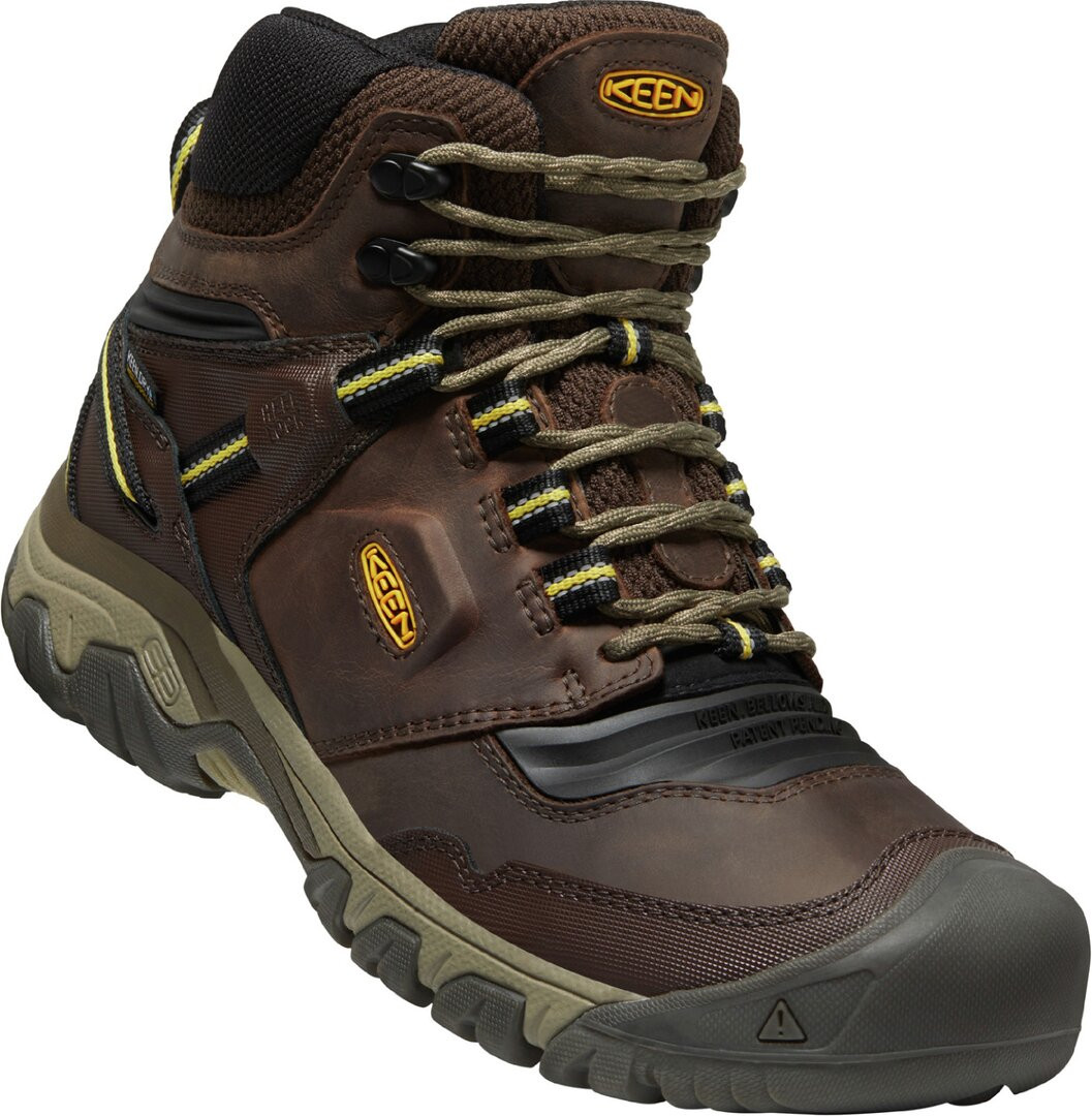 Keen RIDGE FLEX MID WP MEN coffee bean/keen yellow Velikost: 44 195208043239