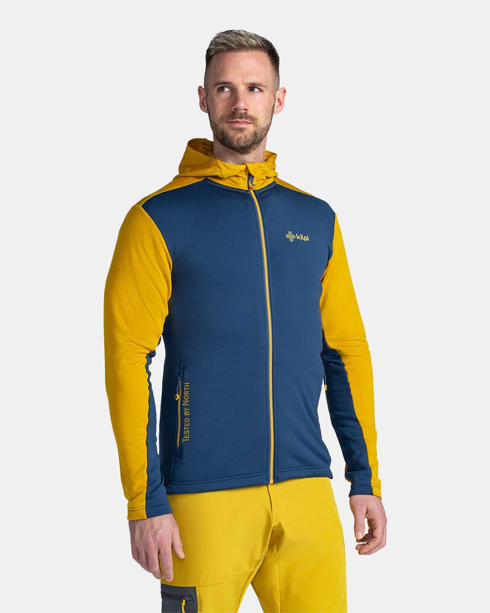 Kilpi SEVELEN-M pánská mikina zlatá Velikost: XXL 8592914746195