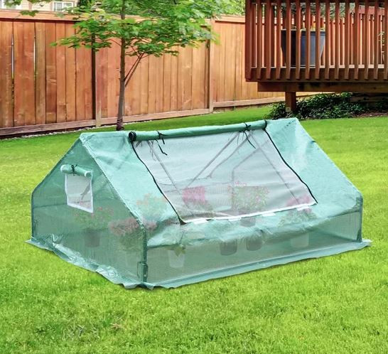 Goleto Zahradní fóliovník 180 x 140 x 80 cm | zelený