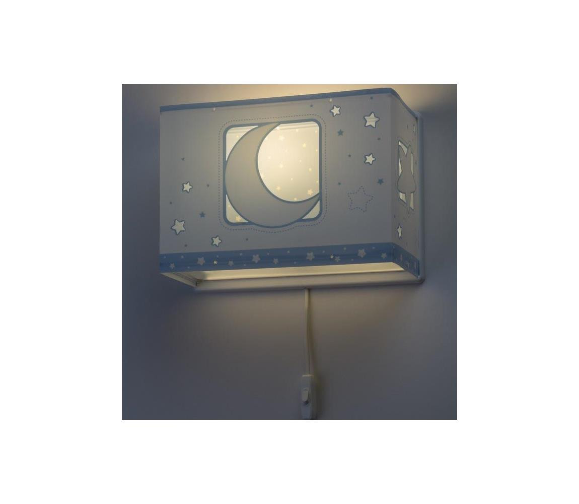 Dalber Dalber D-63238T - Dětské nástěnné svítidlo MOONLIGHT 1xE27/60W/230V