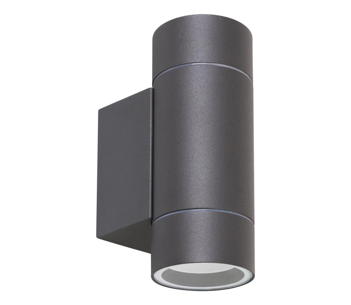 Rabalux Rabalux 8119 - Venkovní nástěnné svítidlo PHOENIX 2xGU10/10W/230V IP54 šedá