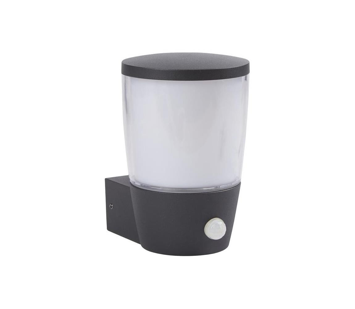 Searchlight Searchlight 0587GY - Venkovní svítidlo se senzorem TUSCON 1xE27/7W/230V IP44