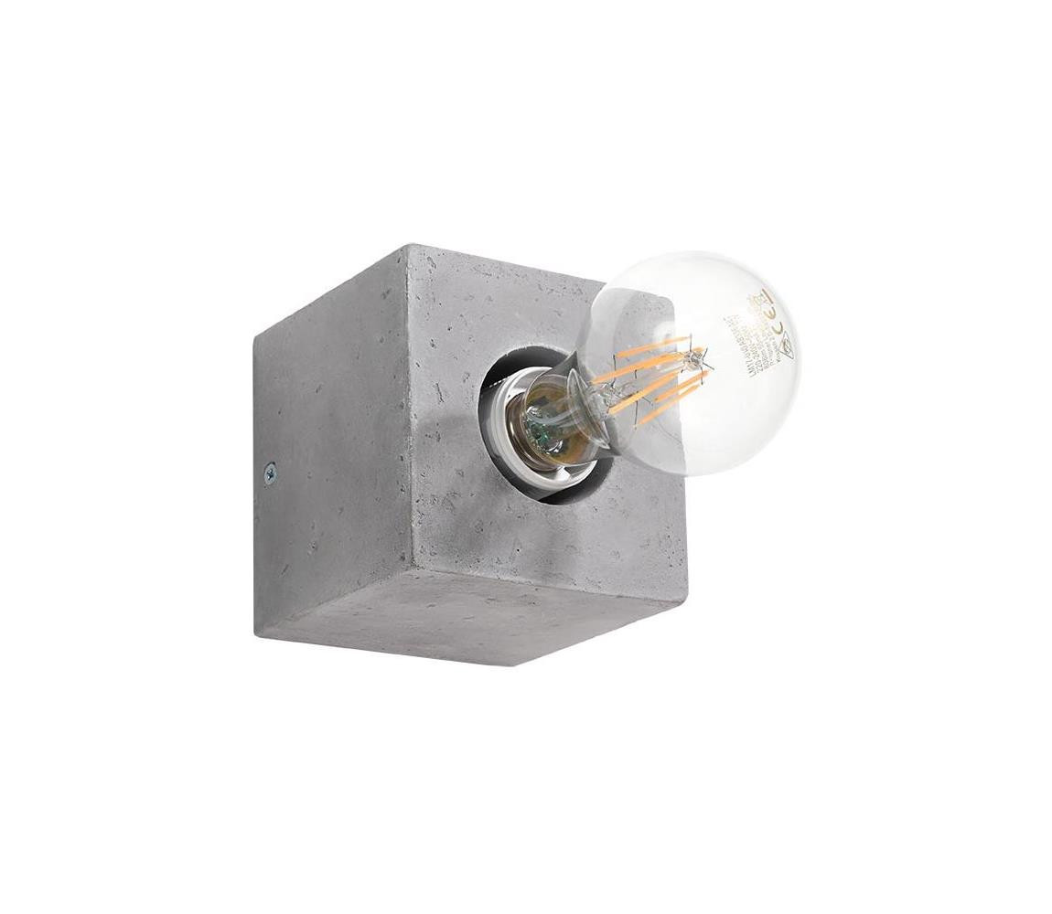 SL.0682 - Nástěnné svítidlo ABEL 1xE27/60W/230V beton
