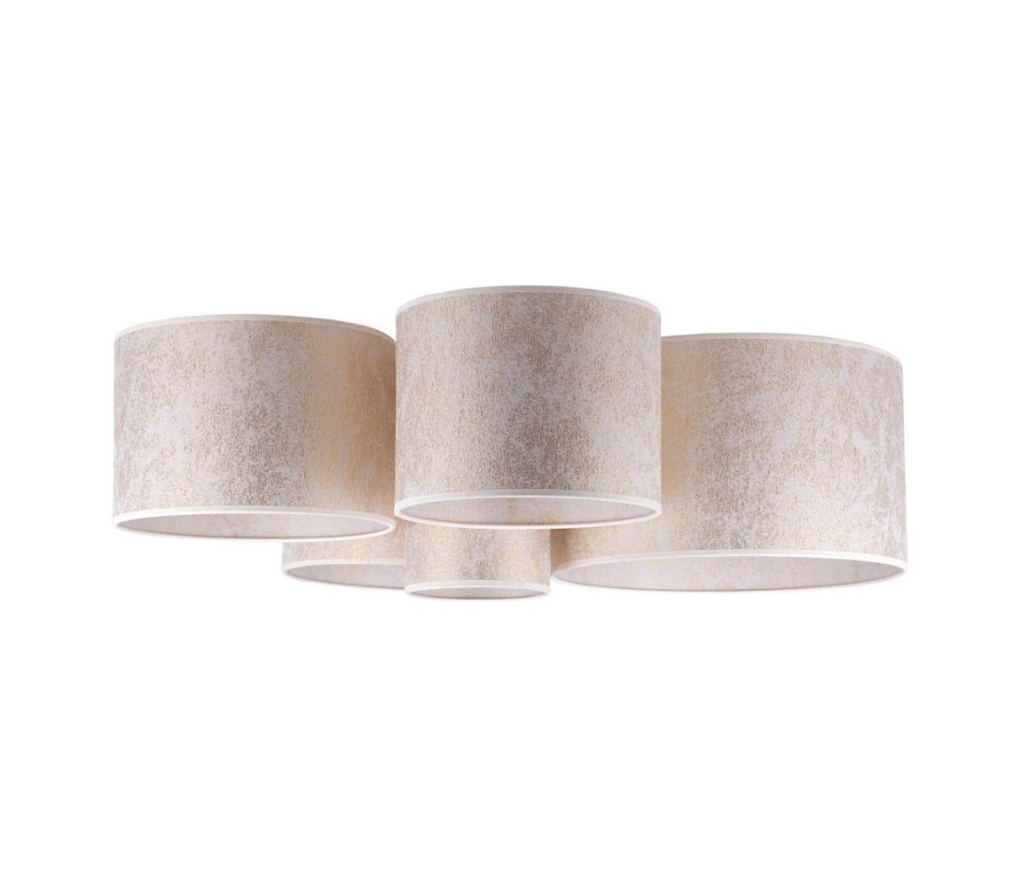 - Stropní svítidlo ROLLER PENTO 5xE27/60W/230V bílá/zlatá