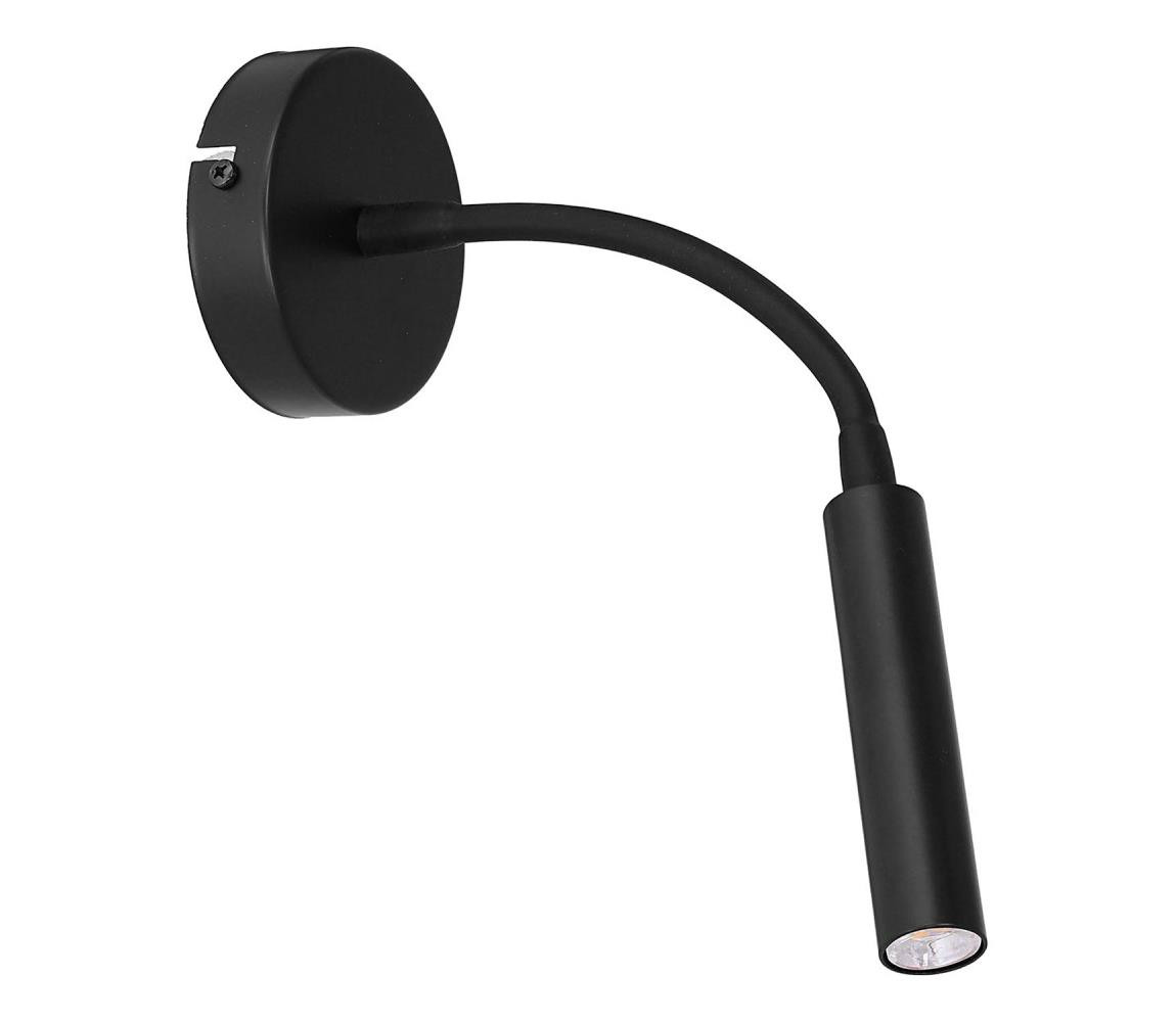 Flexibilní lampička ARDEN 1xG9/8W/230V černá