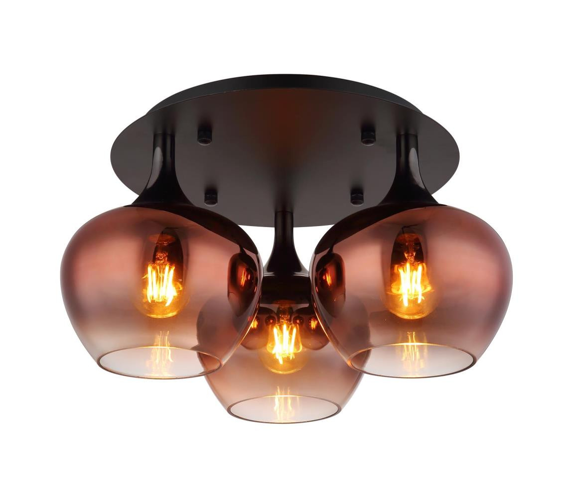Globo Globo 15548-3DG - Přisazený lustr MAXY 3xE27/40W/230V měděná