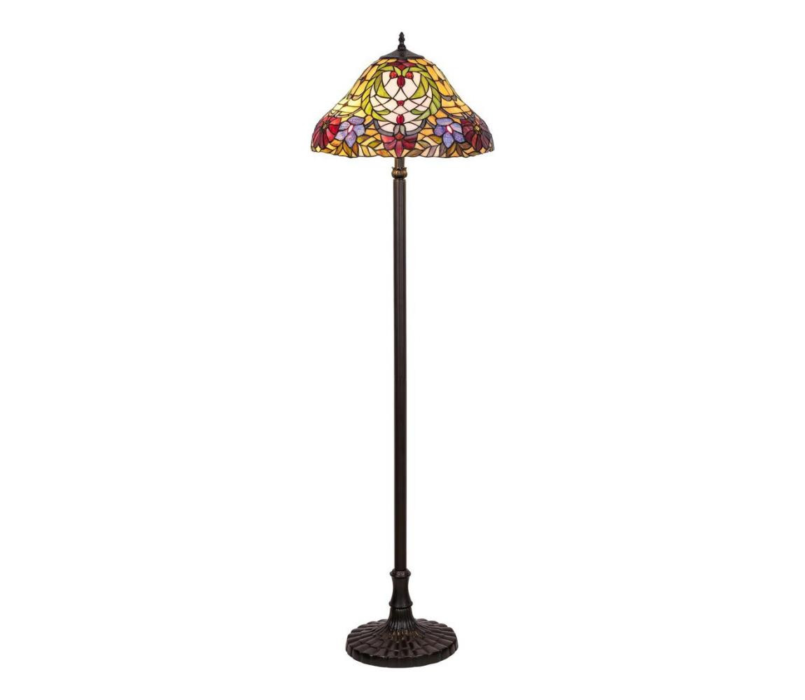 Rabalux Rabalux 8088 - Tiffany vitrážová stojací lampa MIRELLA 2xE27/60W/230V