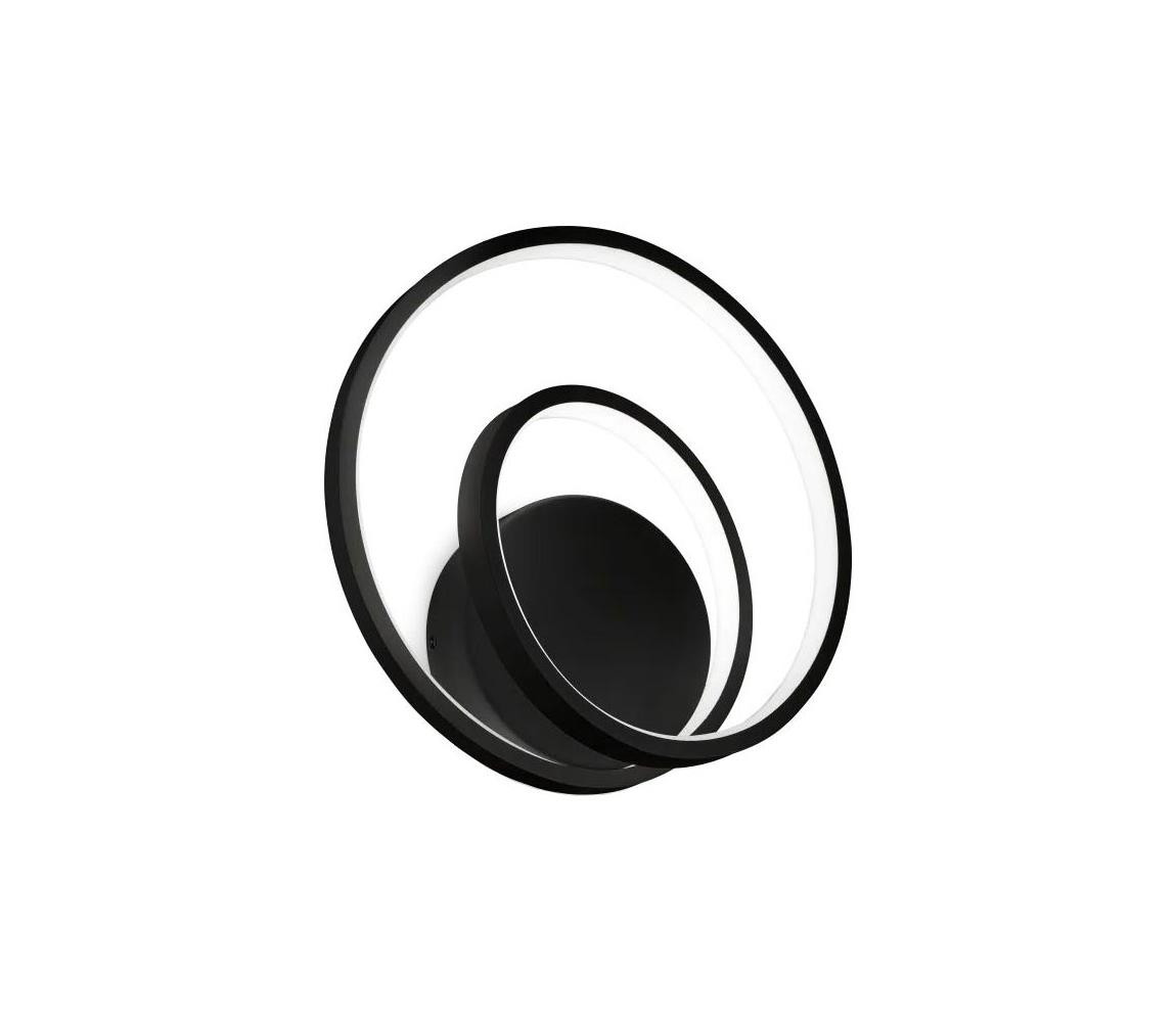 Ideal Lux Ideal Lux - LED Stmívatelné nástěnné svítidlo OZ LED/28W/230V CRI 90 černá