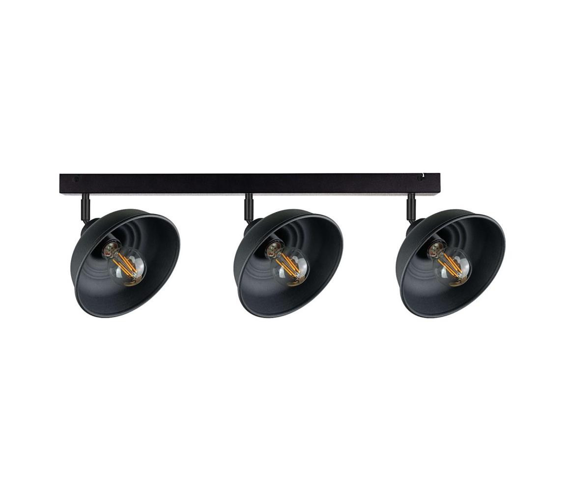 Keter Lighting Bodové svítidlo FAUN 3xE27/60W/230V černá