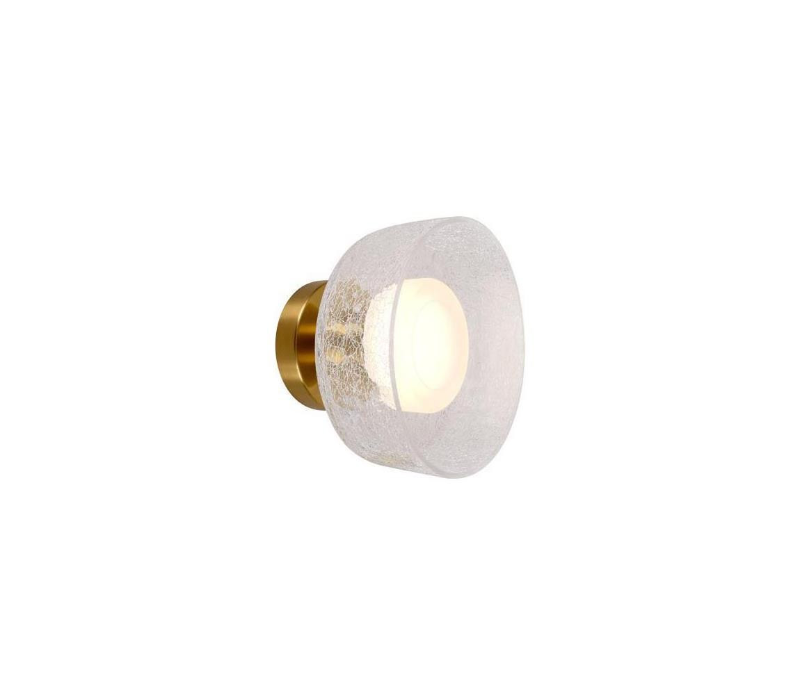Eurolamp LED Nástěnné svítidlo LED/8W/230V 3000K zlatá/čirá
