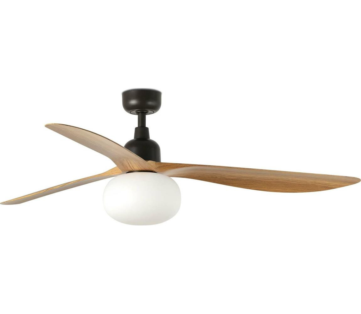 FARO Barcelona FARO 34360WT-11L-Str. vent. OUTWOOD L 1xE27/15W hnědá/černá pr.150 cm WT IP44+DO