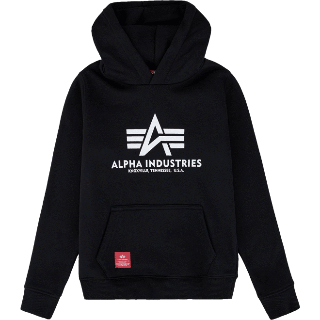 Alpha Industries Mikina dětská  Basic Hoody Kids/Teens černá 10