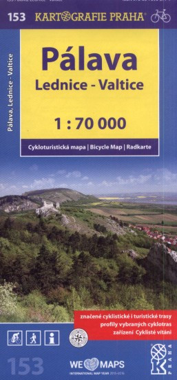 Pálava, Lednice - Valtice 1:70 000
