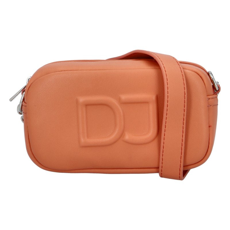 Malá dámská crossbody kabelka oranžová - David Jones SannJary oranžová