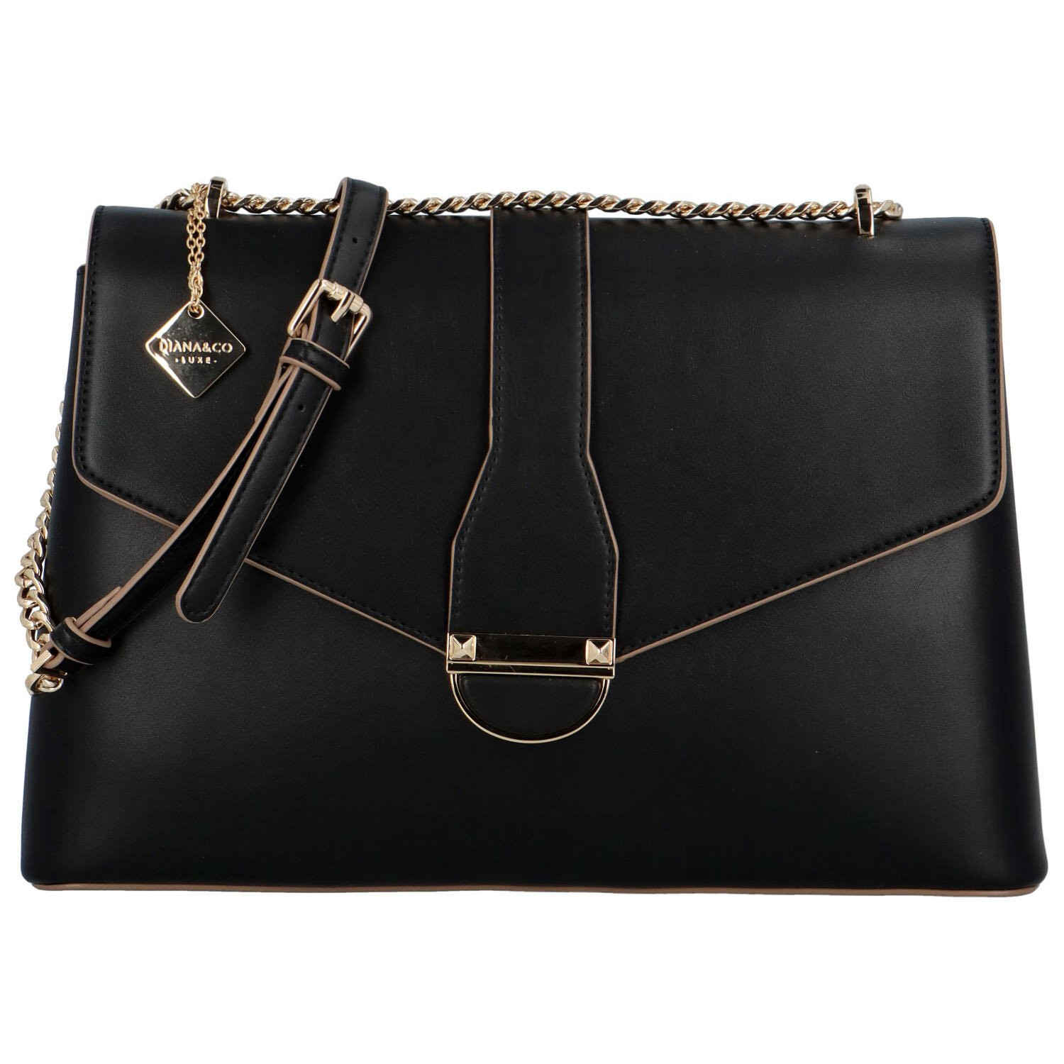 Dámská kabelka přes rameno černá - DIANA & CO Galadia černá