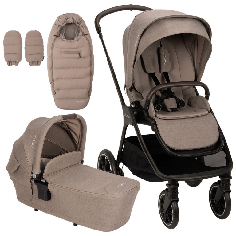 Nuna setTRIV™ lx + LYTL™ + Winter set cedar, kočárek a hluboká korba, sada fusaku a rukavic