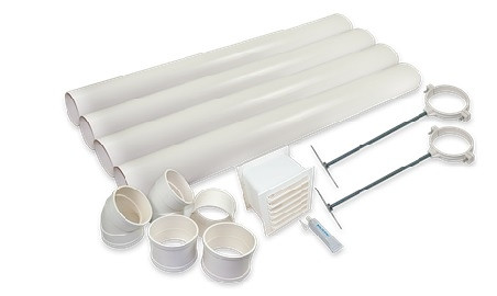 Separett ventilační sada pro spalovací toalety Separett