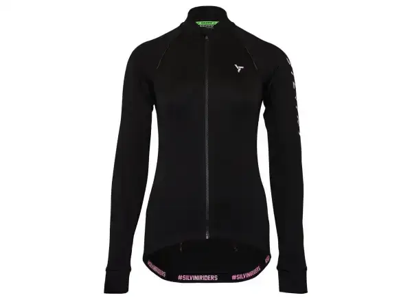 Silvini Leverona dámský dres dlouhý rukáv Black/Blush vel. XS