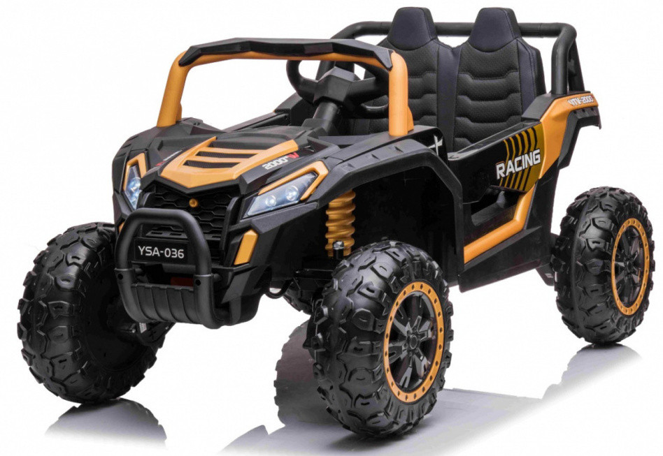 Mamido Mamido Elektrické autíčko Buggy UTV Racing 4x4 12V10Ah 180W zlaté