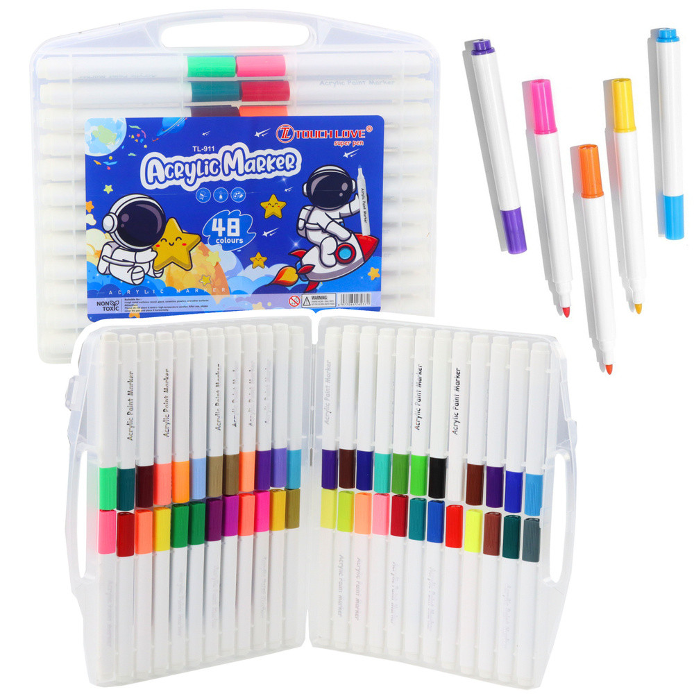 mamido Sada akrylových popisovačů 48 ks