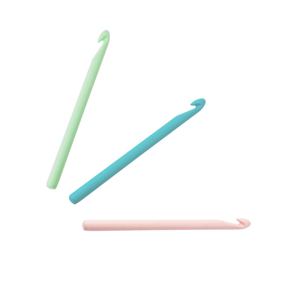 Háček na háčkování plastový 9 mm - 1 ks