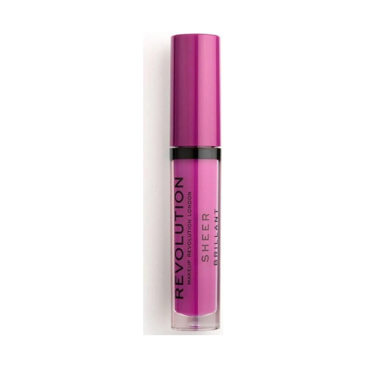 Makeup Revolution  Sheer Brilliant Lip Gloss - 145 Vixen  Fialová
