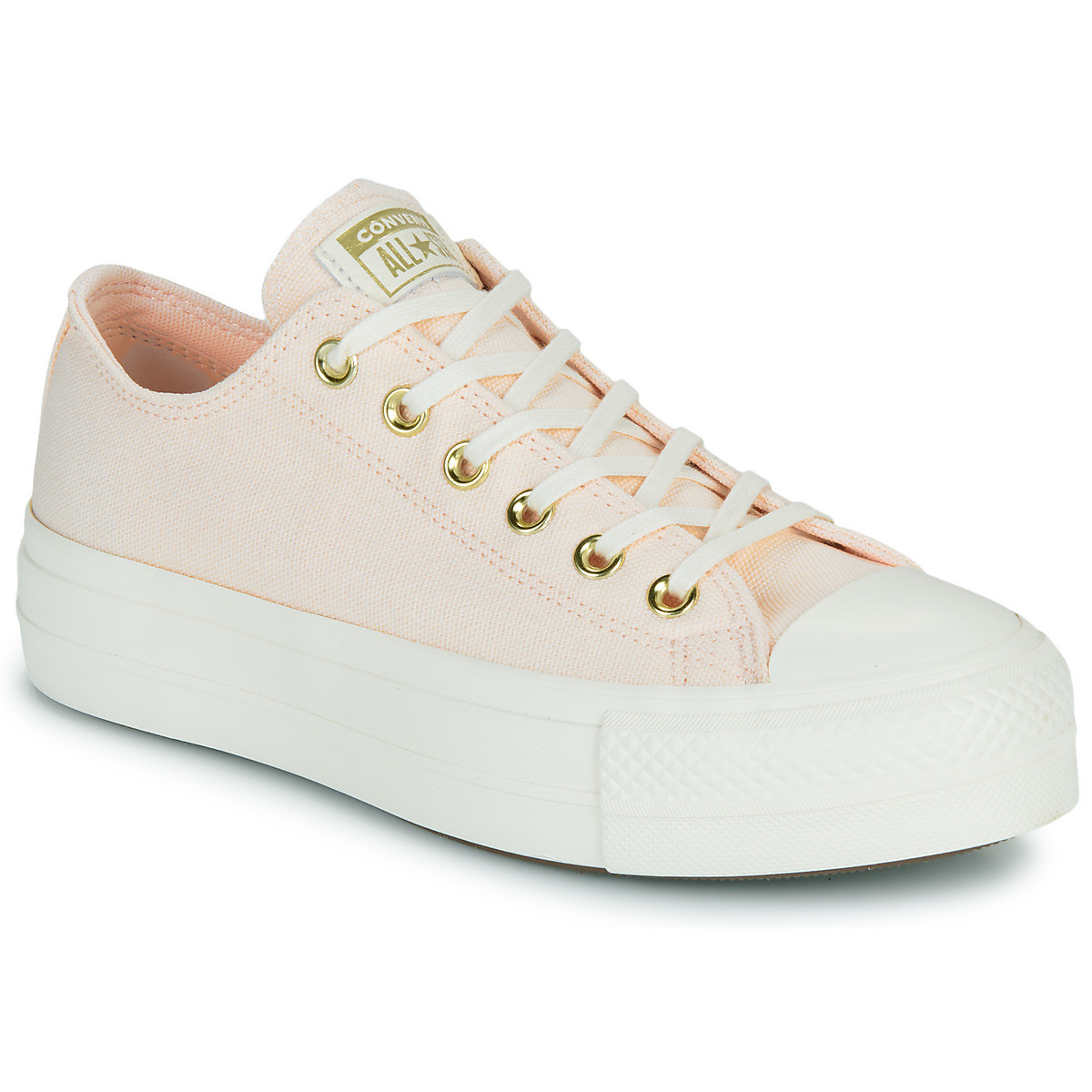 Converse  CHUCK TAYLOR ALL STAR LIFT PLATFORM GOLD  Růžová