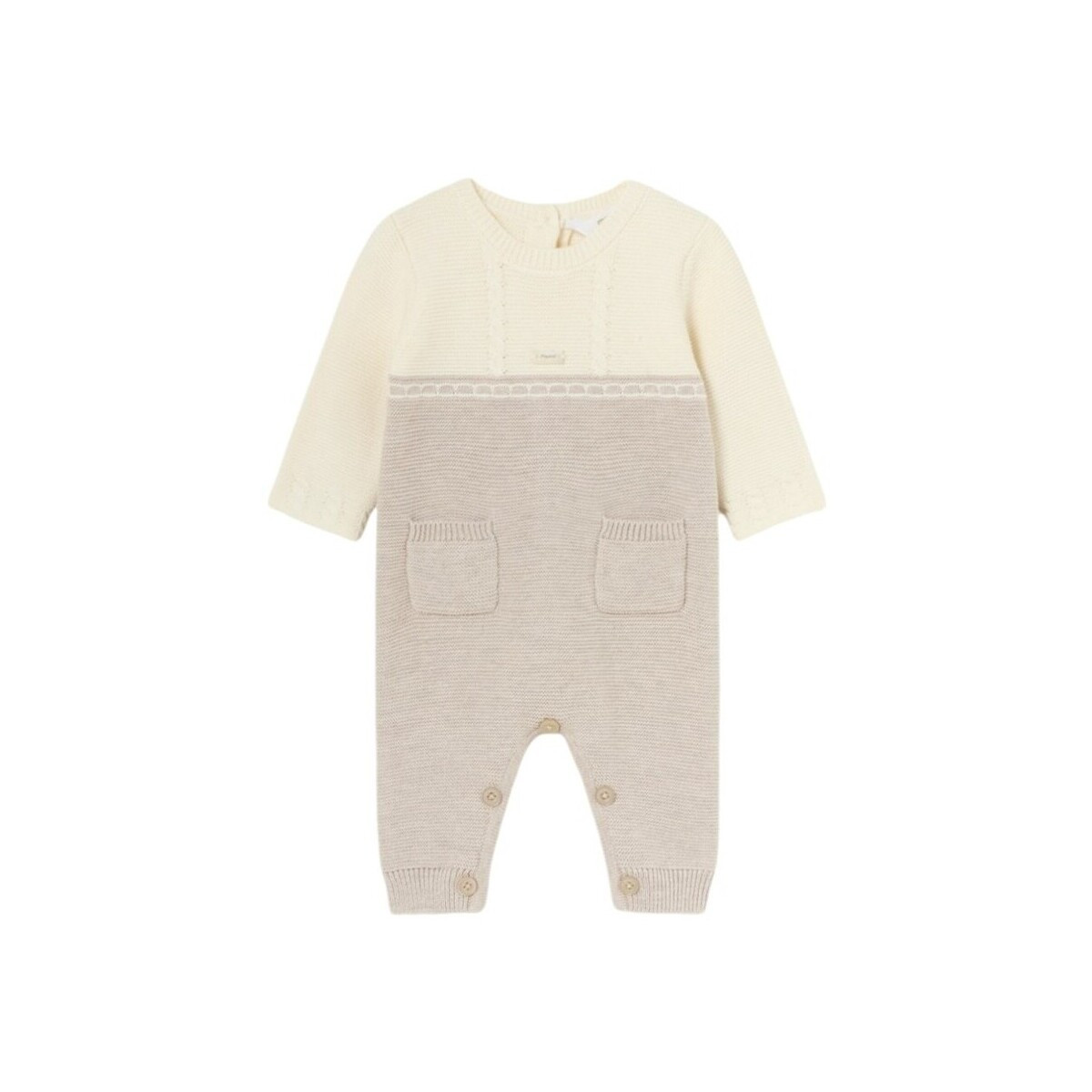 Mayoral  2616 PELELE TRICOT Beige  Béžová