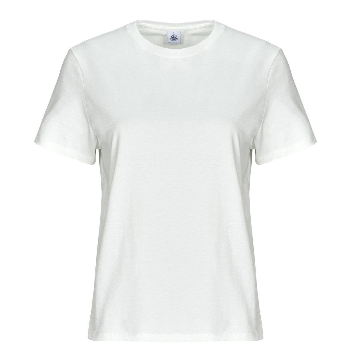 Petit Bateau  MC COL ROND  Bílá