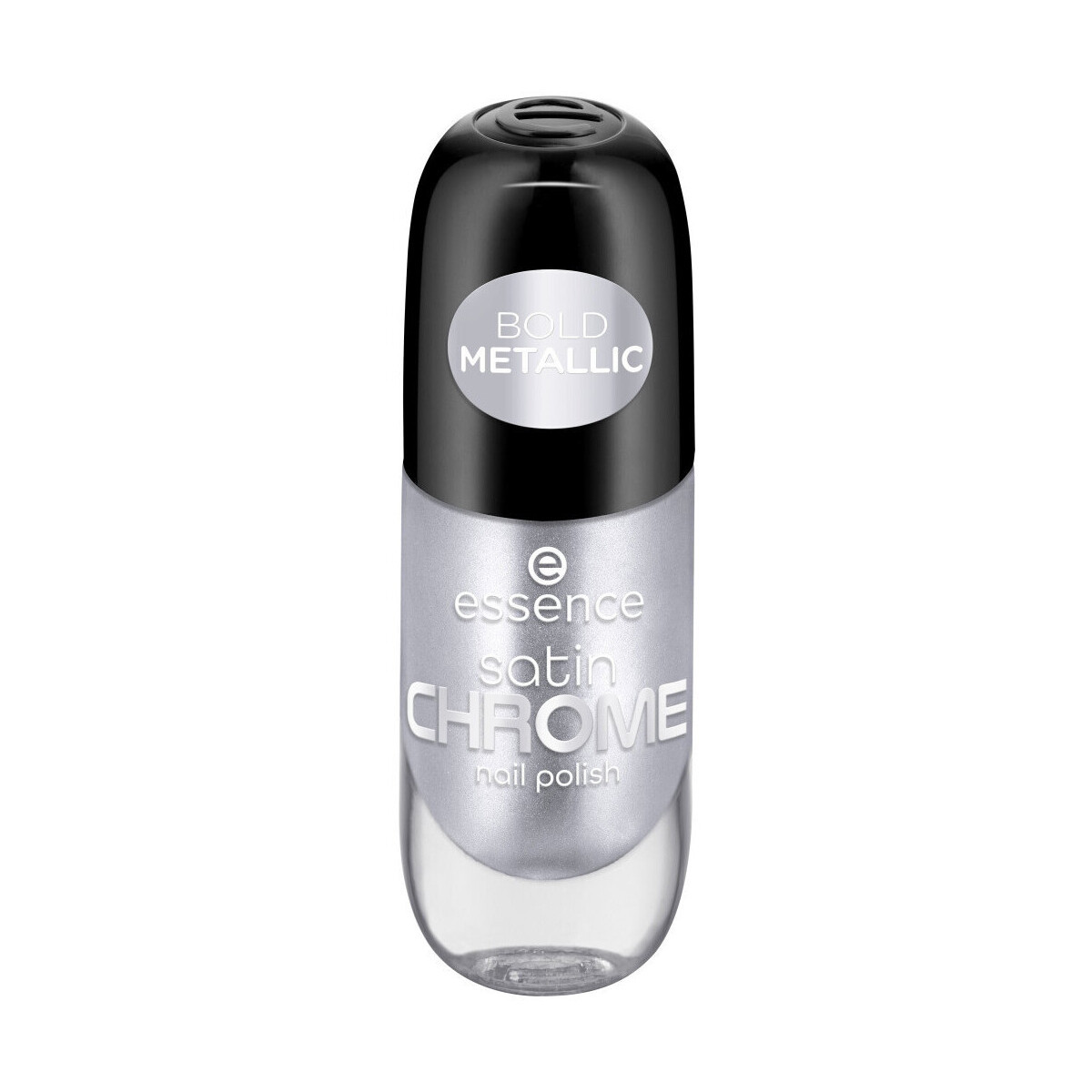 Essence  Satin Chrome Nail Polish - 04 SteelGPT  Šedá