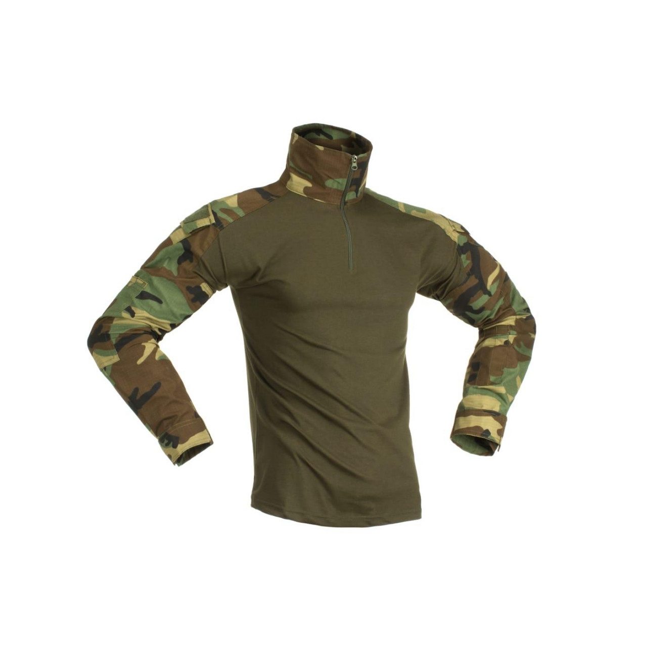 Taktická košile Invader Gear Combat - woodland, S