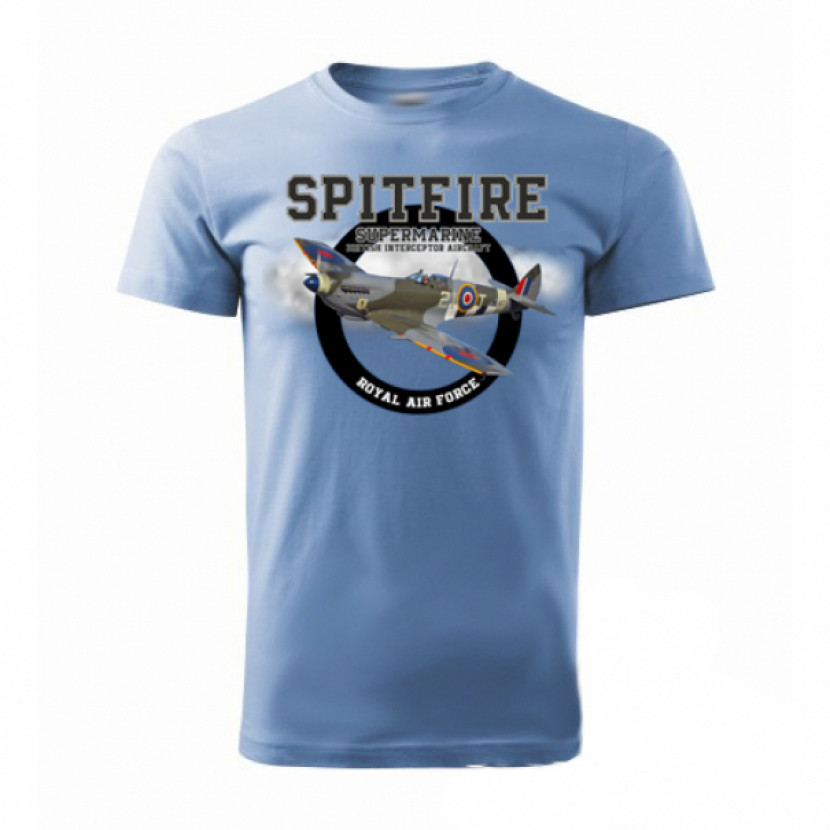 Triko Striker Supermarine Spitfire - modré, XL