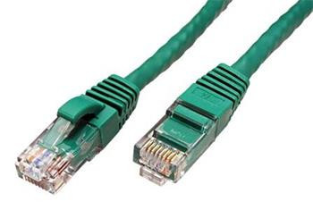 UTP patchkabel kat. 6a, 0,5m, zelený