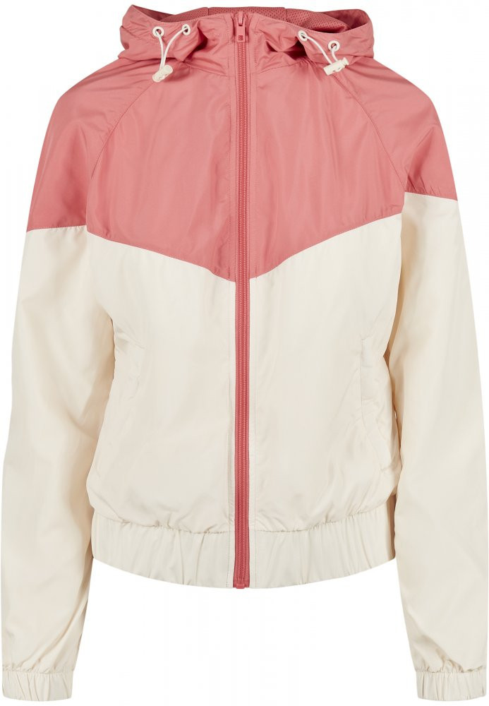 Růžovo béžová dámská jarní/podzimní bunda Urban Classics Ladies Arrow Windbreaker 3XL