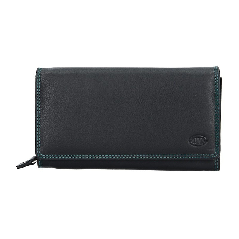 Dámská kožená peněženka DD Anekta Simona - černá