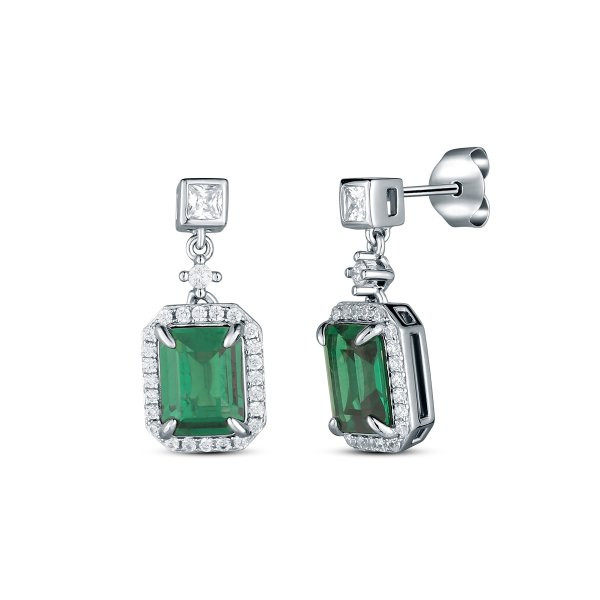 Náušnice se syntetickými kameny 136-391-TZ0882-0000