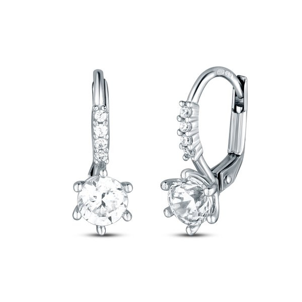 Náušnice se syntetickými kameny 336-185-000028 2.85g